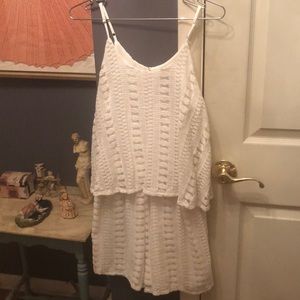 Wossimo white Romper